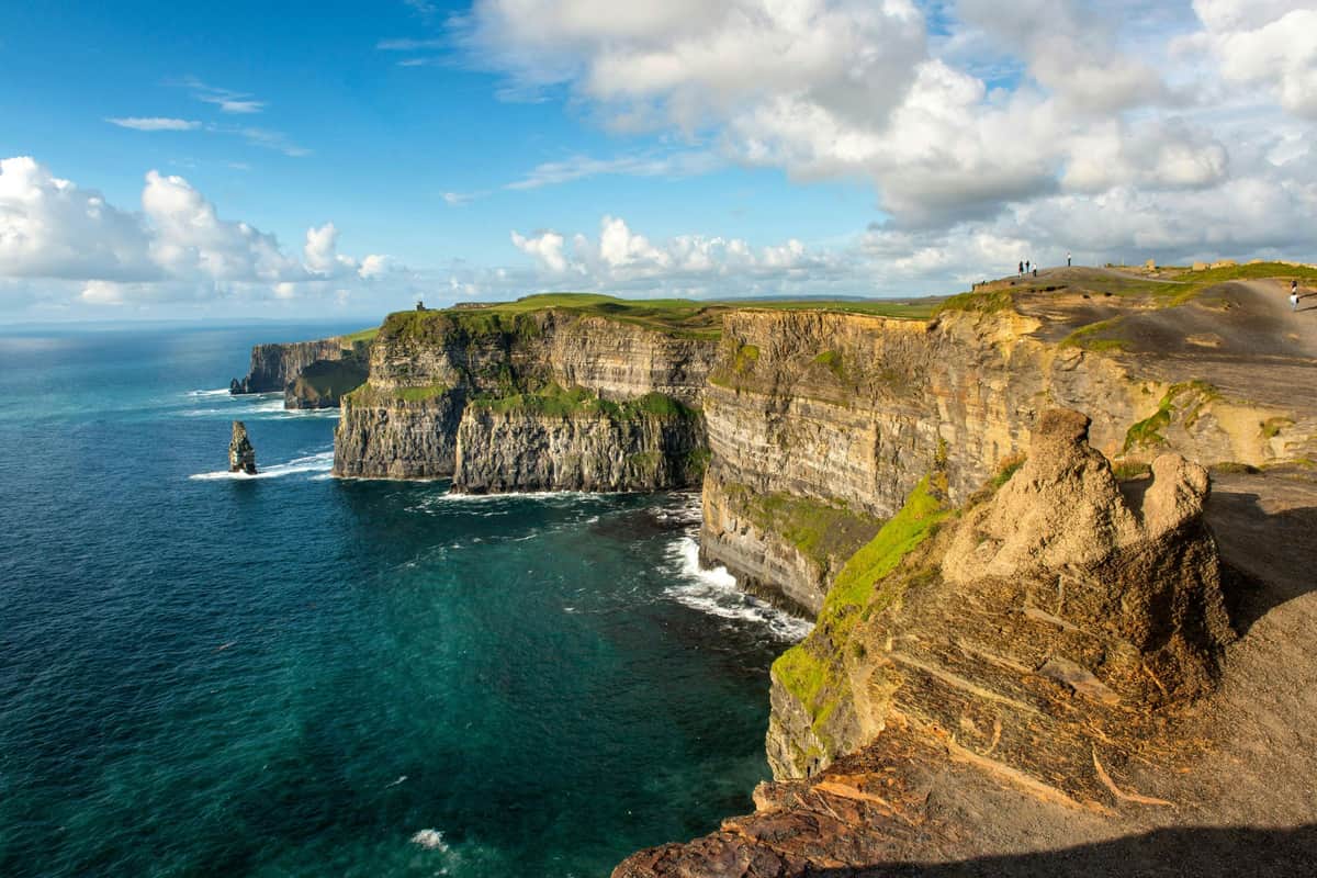 Falaises de Moher : Excursion en train d'une journée au départ de Dublin Falaises de Moher