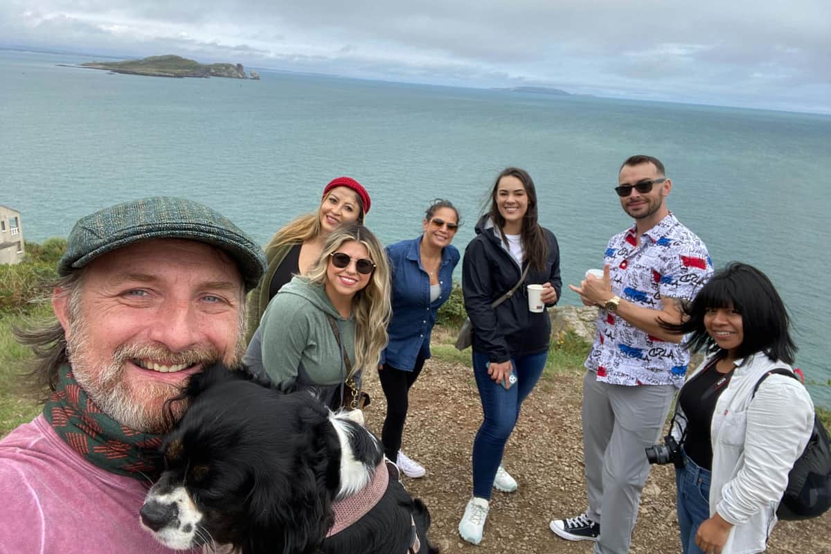 Marche côtière de Dublin : Visite guidée + Pinte Vues de l'œil de l'Irlande et de l'île de Lambay